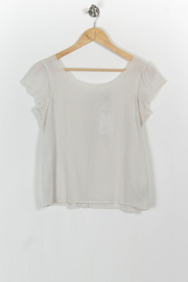 Blouse Beige - Taille S/36 de la marque Emile & Ida | PARAD102332 - Vendu par Paradigme - Image 2