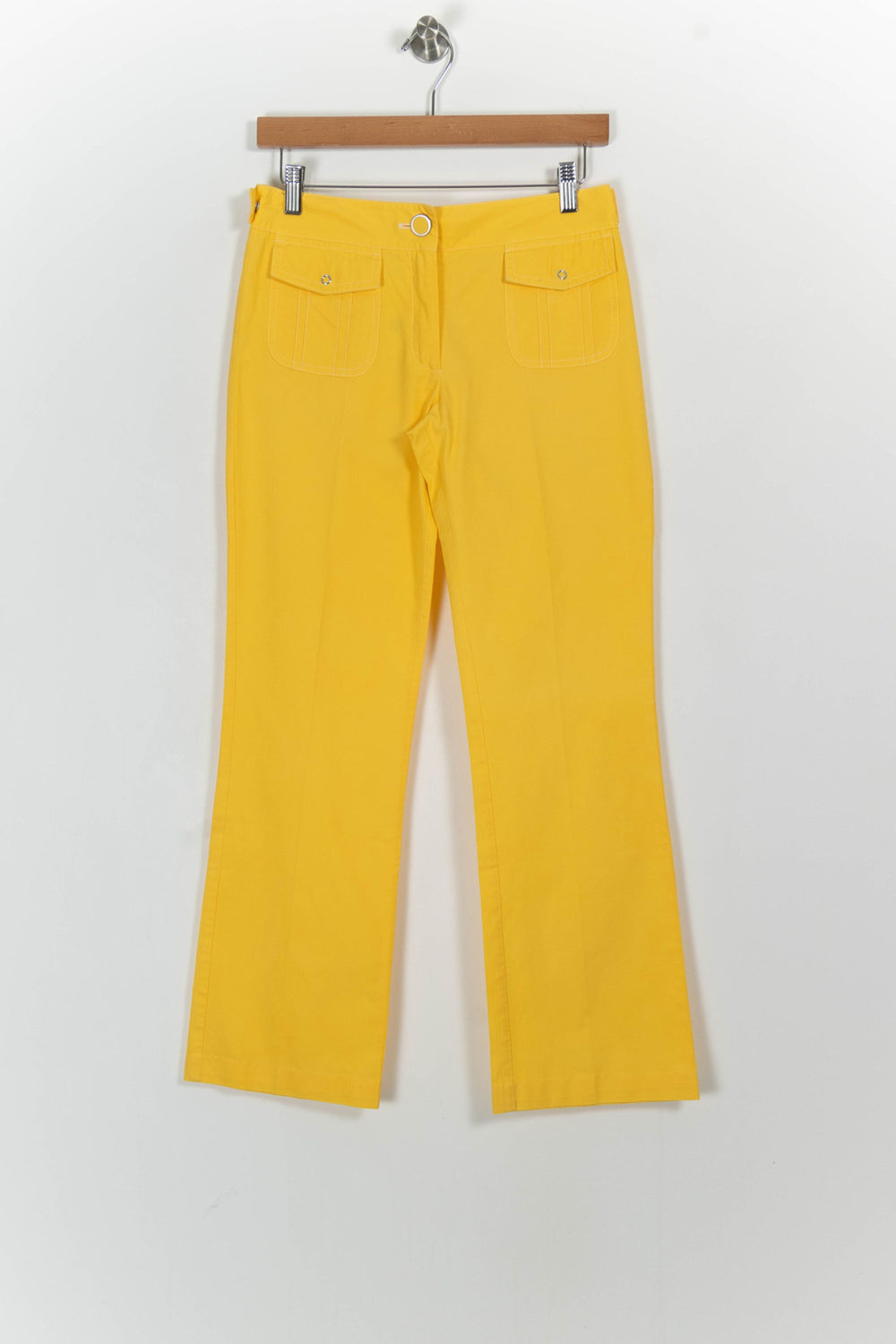 Pantalon Jaune - Taille XS/34 de la marque Claudie Pierlot | PARAD102335 - Vendu par Paradigme - Image 2