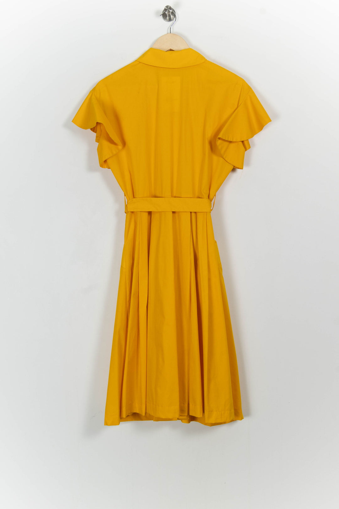 Robe Chemise Jaune - Taille S/36 de la marque Tara Jarmon | PARAD102337 - Vendu par Paradigme - Image 4