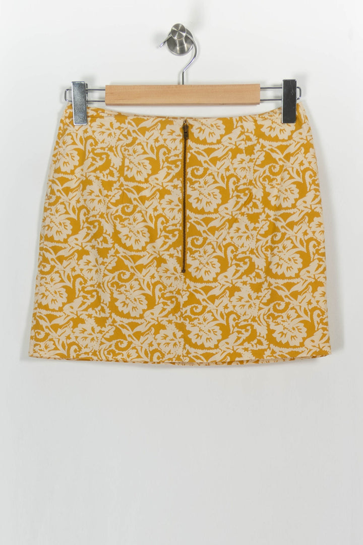 Jupe Courte Jaune et Blanche - Taille XS/34 de la marque Soeur | PARAD102338 - Vendu par Paradigme - Image 4
