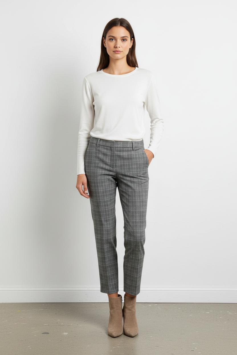 Pantalon Carreaux Gris - Taille S/36 de la marque Pablo | PARAD102340 - Vendu par Paradigme - Image 1