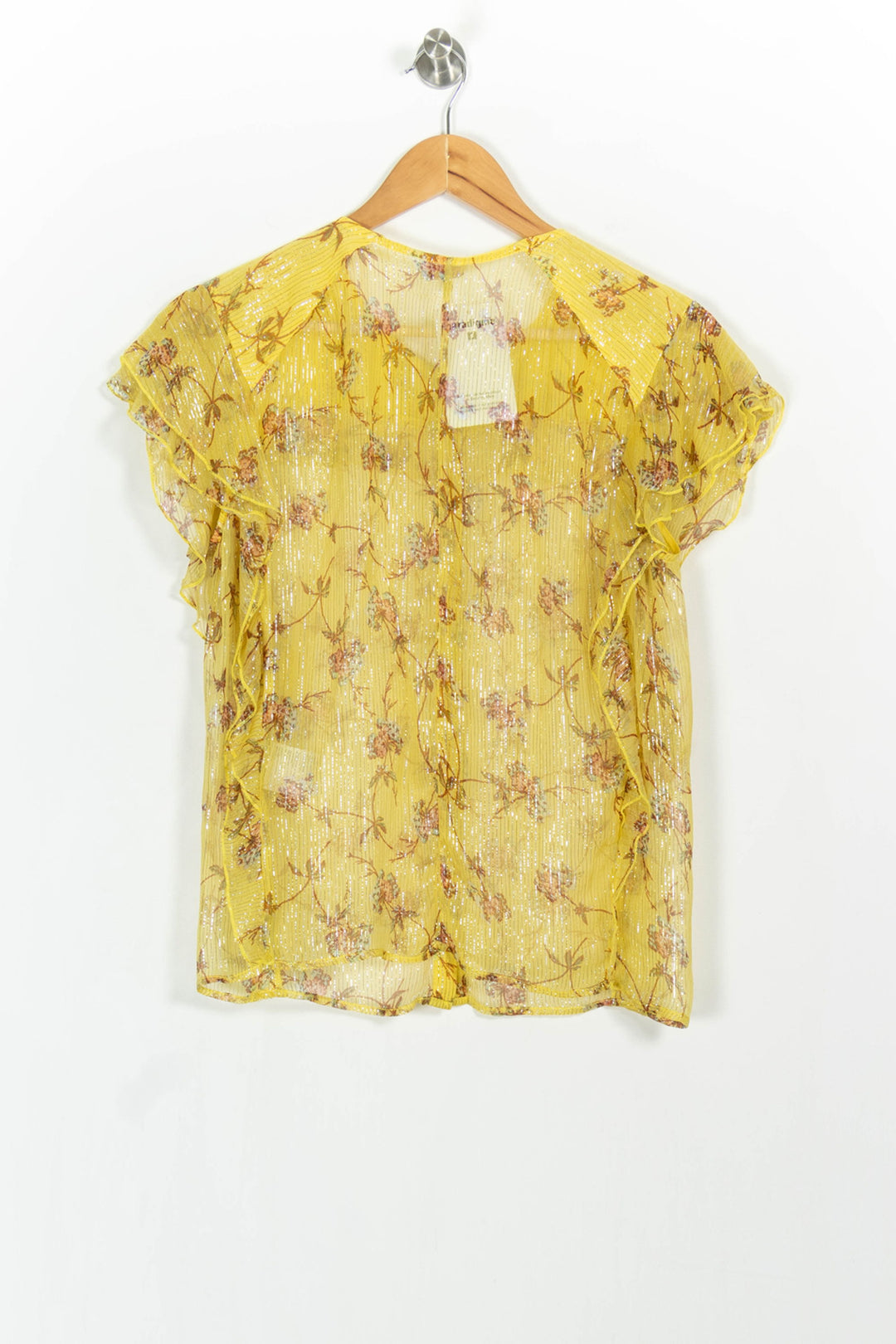 Blouse Jaune - Taille XS/34 de la marque Pablo | PARAD102343 - Vendu par Paradigme - Image 4