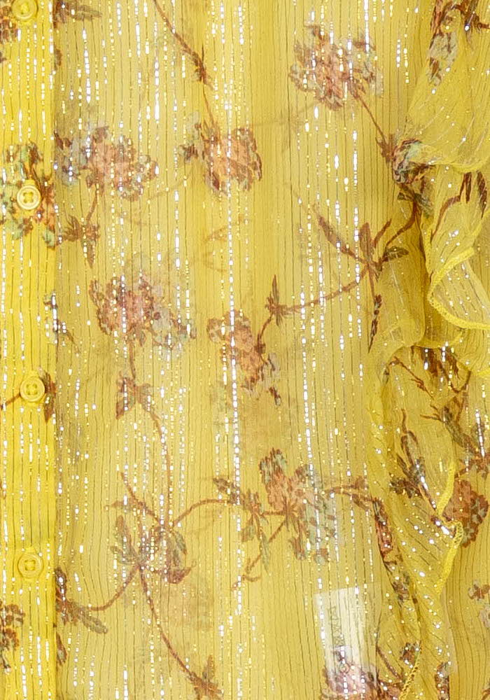 Blouse Jaune - Taille XS/34 de la marque Pablo | PARAD102343 - Vendu par Paradigme - Image 3