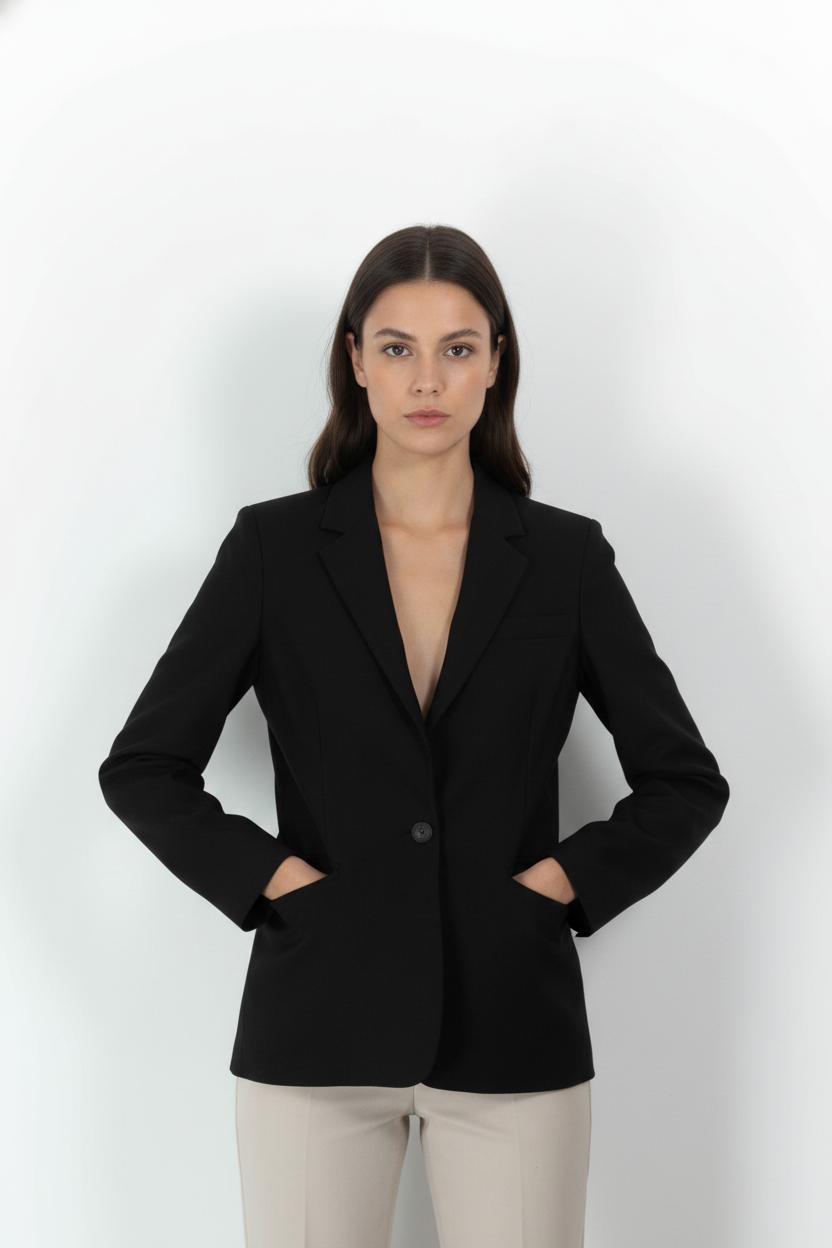 Veste Noire - Taille S/36 de la marque Gerard Darel | PARAD102344 - Vendu par Paradigme - Image 1