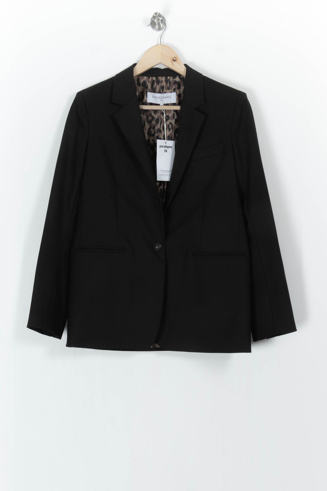 Veste Noire - Taille S/36 de la marque Gerard Darel | PARAD102344 - Vendu par Paradigme - Image 2