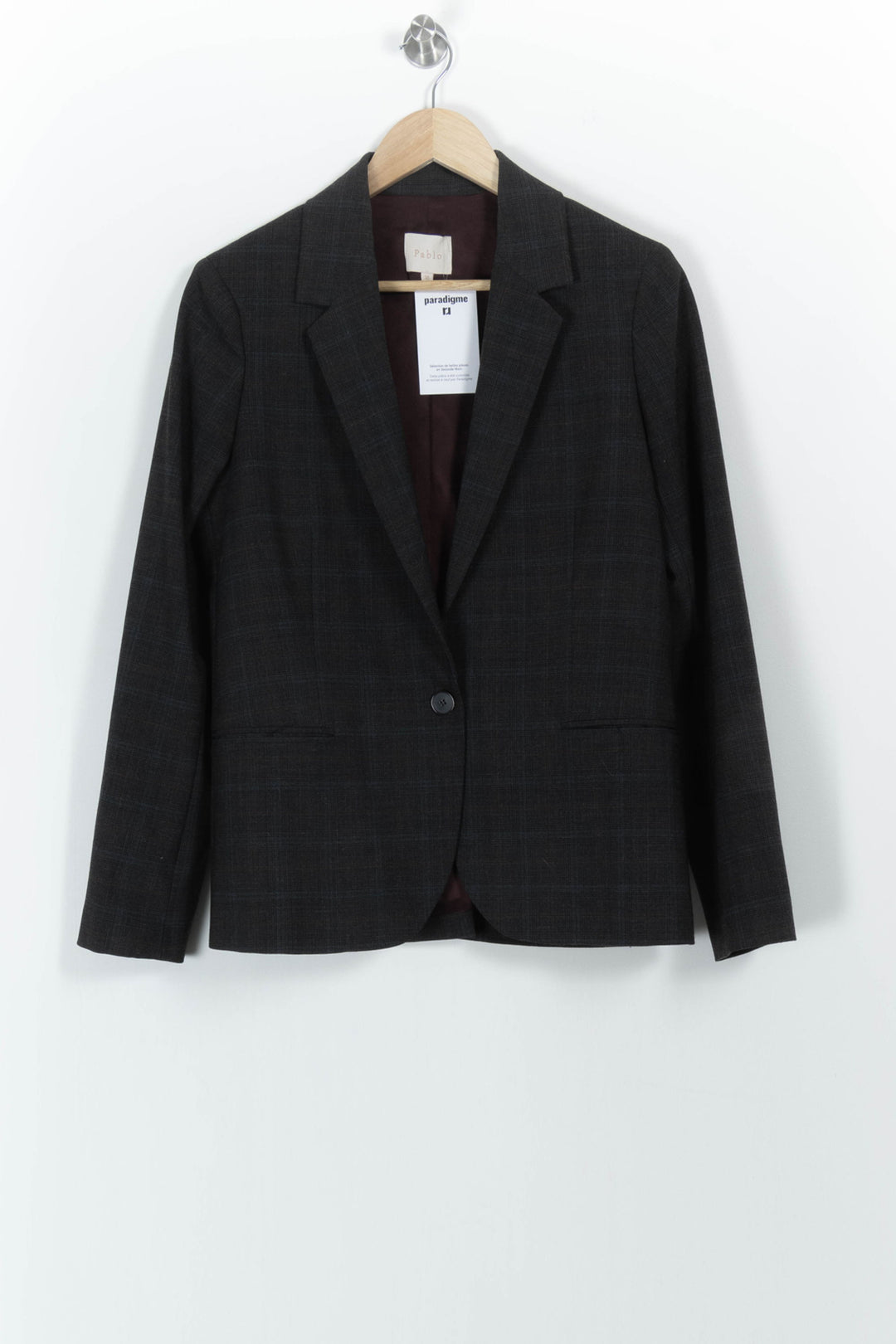 Blazer Noir - Taille M/38 de la marque Pablo | PARAD102347 - Vendu par Paradigme - Image 2