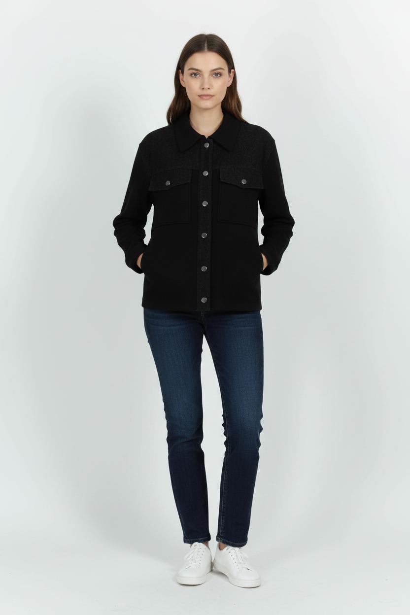 Veste Noire - Taille S/36 de la marque Maison 123 | PARAD102350 - Vendu par Paradigme - Image 1