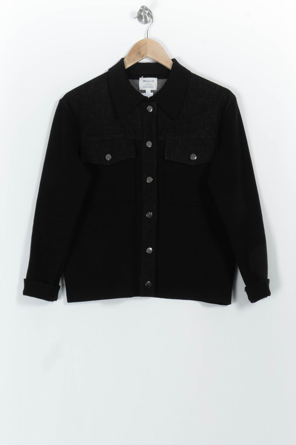 Veste Noire - Taille S/36 de la marque Maison 123 | PARAD102350 - Vendu par Paradigme - Image 2