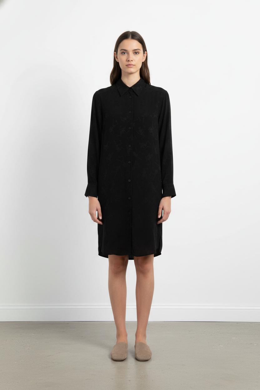 Robe Chemise Noire - Taille XS/34 de la marque Zadig&Voltaire | PARAD102351 - Vendu par Paradigme - Image 1