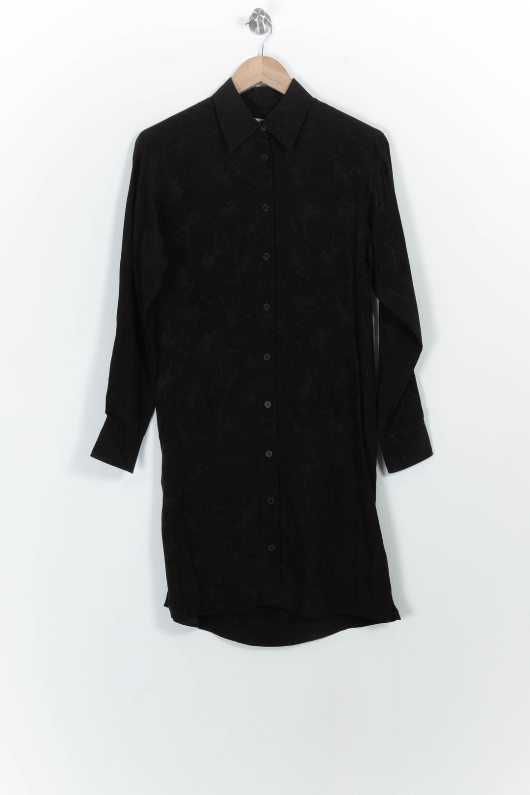 Robe Chemise Noire - Taille XS/34 de la marque Zadig&Voltaire | PARAD102351 - Vendu par Paradigme - Image 2