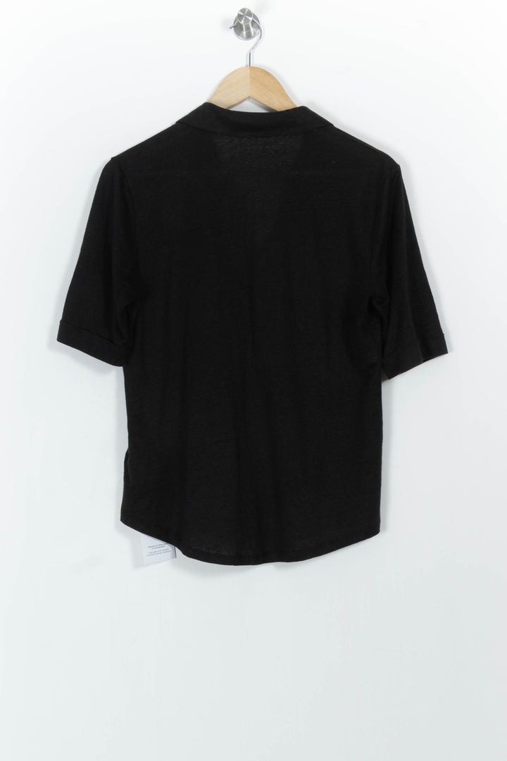 Chemise Noire - Taille M/38 de la marque Majestic Filatures | PARAD102355 - Vendu par Paradigme - Image 4