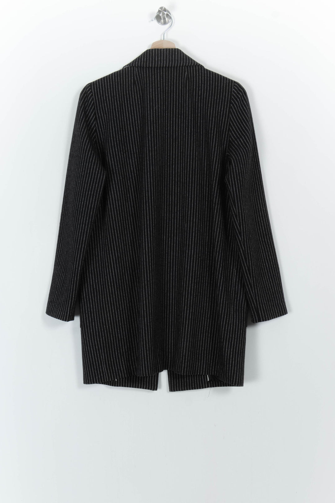 Blazer Gris à Rayures - Taille S/36 de la marque Chloé Stora | PARAD102367 - Vendu par Paradigme - Image 4
