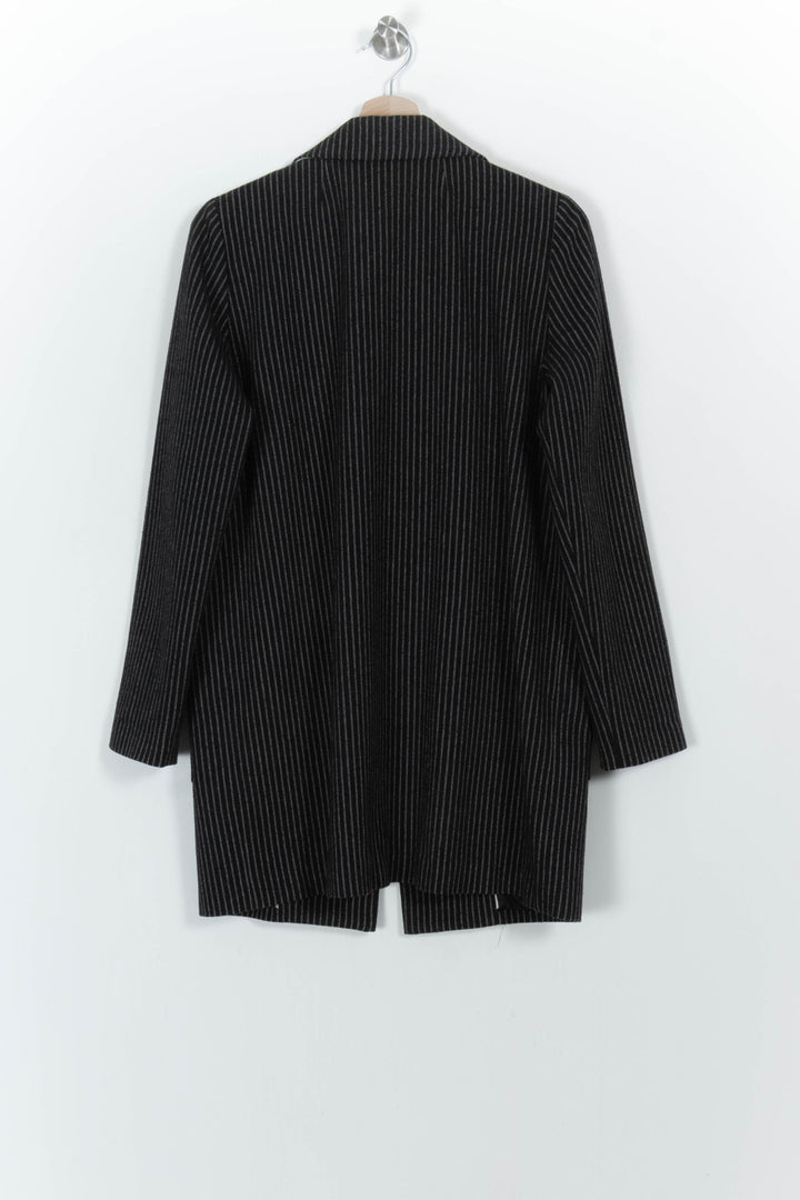 Blazer Gris à Rayures - Taille S/36 de la marque Chloé Stora | PARAD102367 - Vendu par Paradigme - Image 4