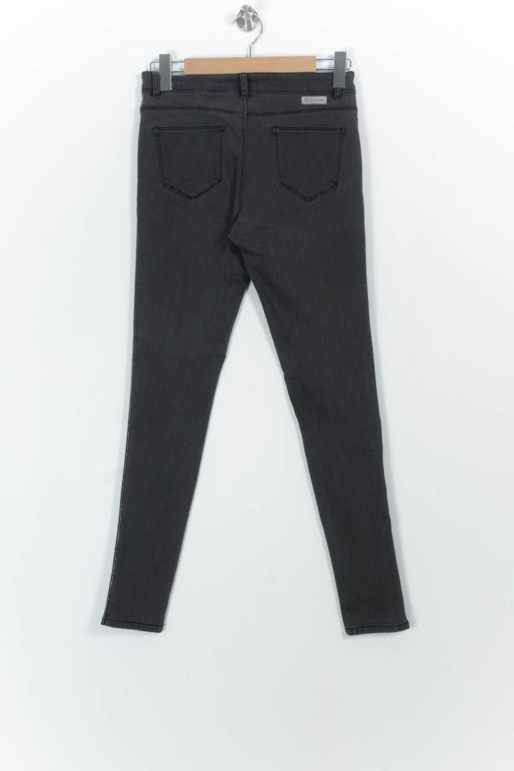 Jean Skinny Gris - Taille S/36 de la marque IKKS | PARAD102374 - Vendu par Paradigme - Image 4