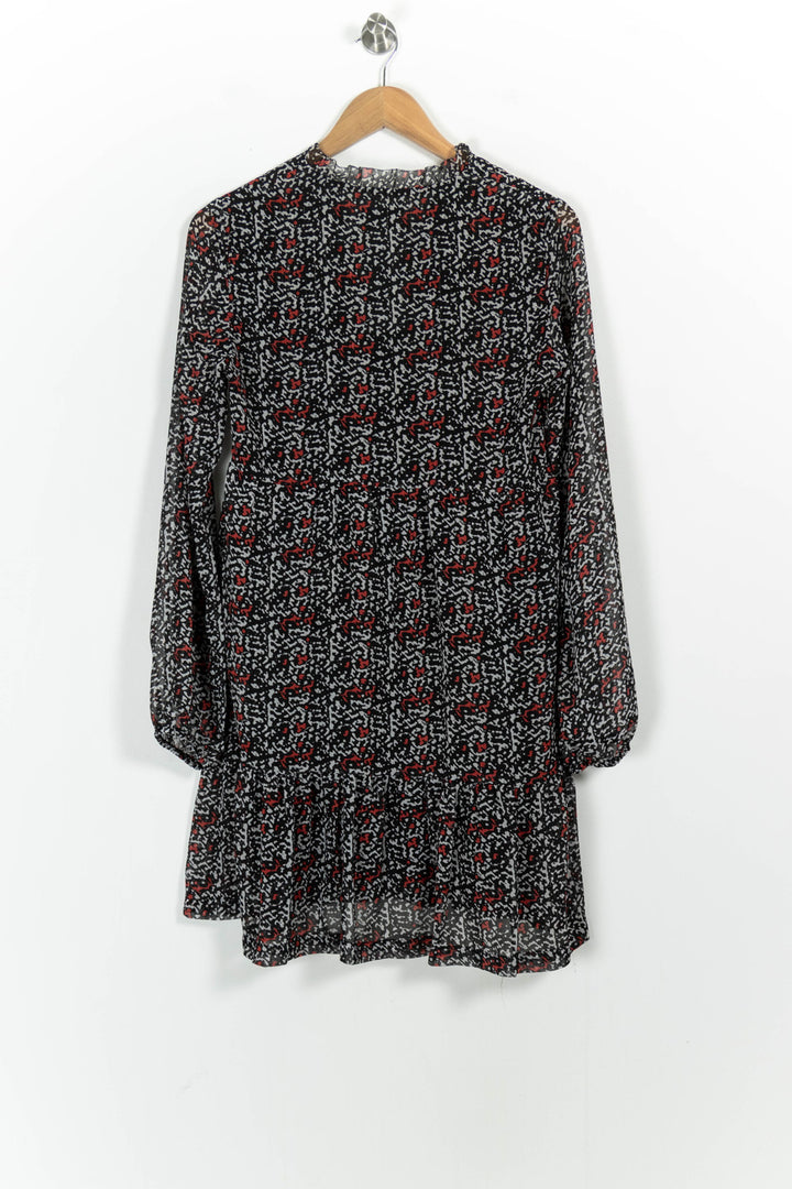 Robe Courte Noire et Rouge - Taille S/36 de la marque Suncoo | PARAD102380 - Vendu par Paradigme - Image 4