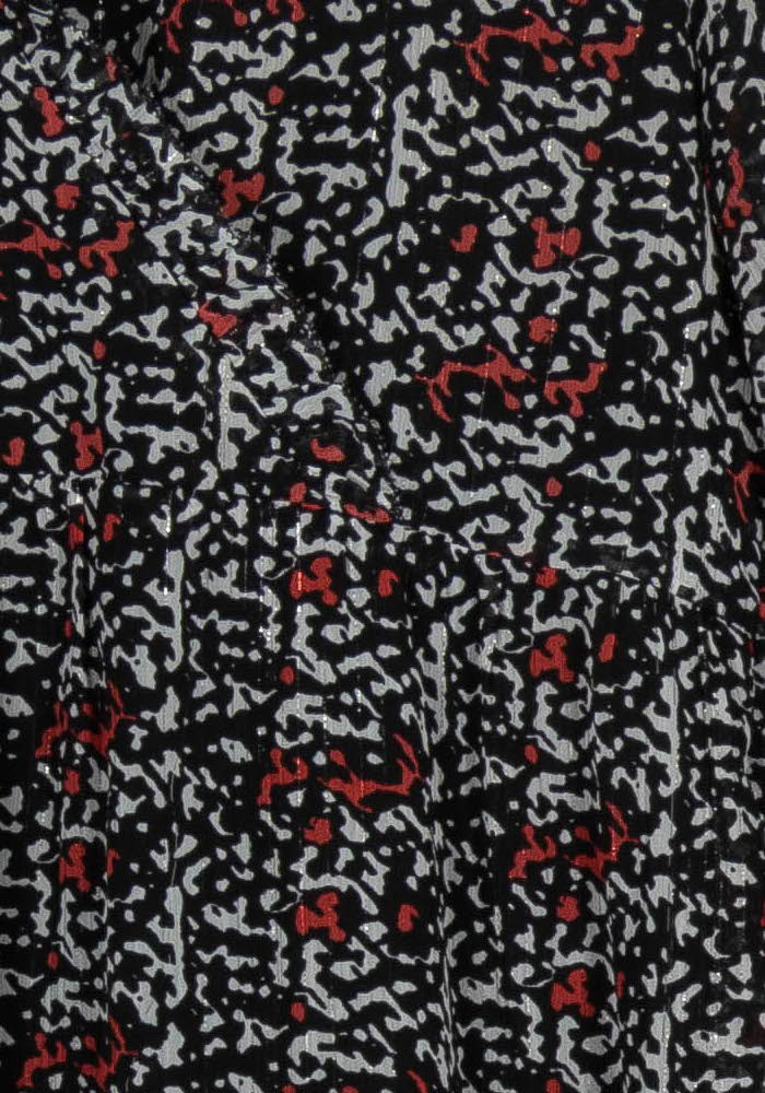 Robe Courte Noire et Rouge - Taille S/36 de la marque Suncoo | PARAD102380 - Vendu par Paradigme - Image 3
