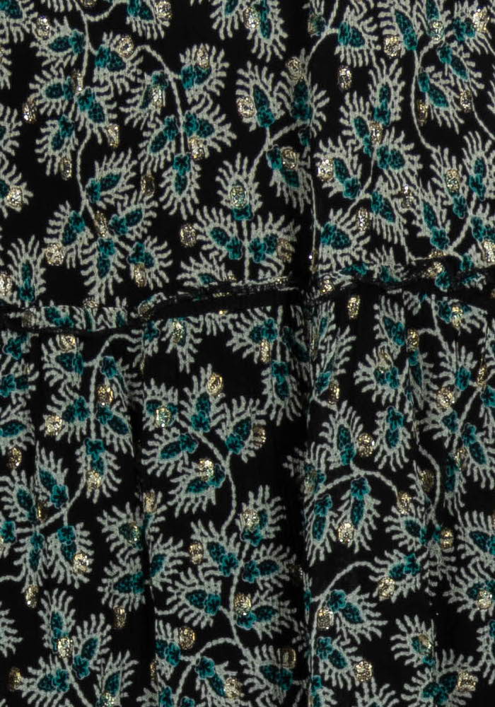 Jupe Midi Noire et Verte - Taille S/36 de la marque Maison 123 | PARAD102386 - Vendu par Paradigme - Image 3