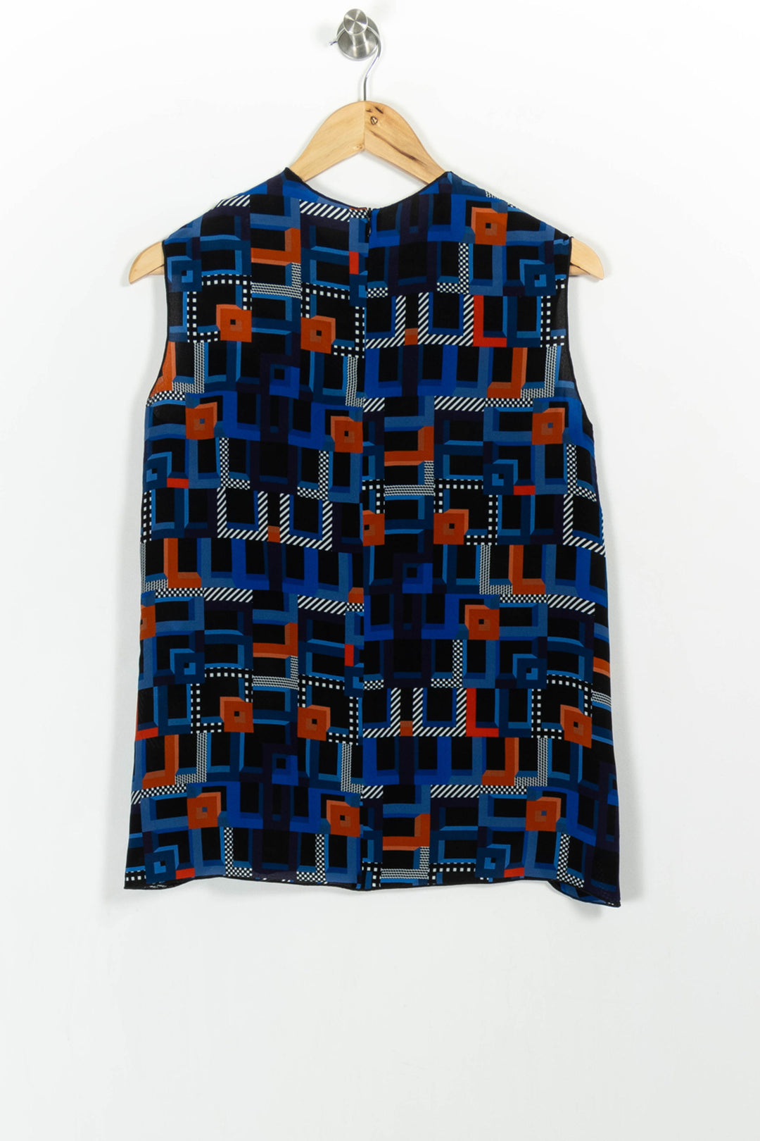 Blouse Bleu et Noir - Taille M/38 de la marque Longchamp | PARAD102396 - Vendu par Paradigme - Image 4