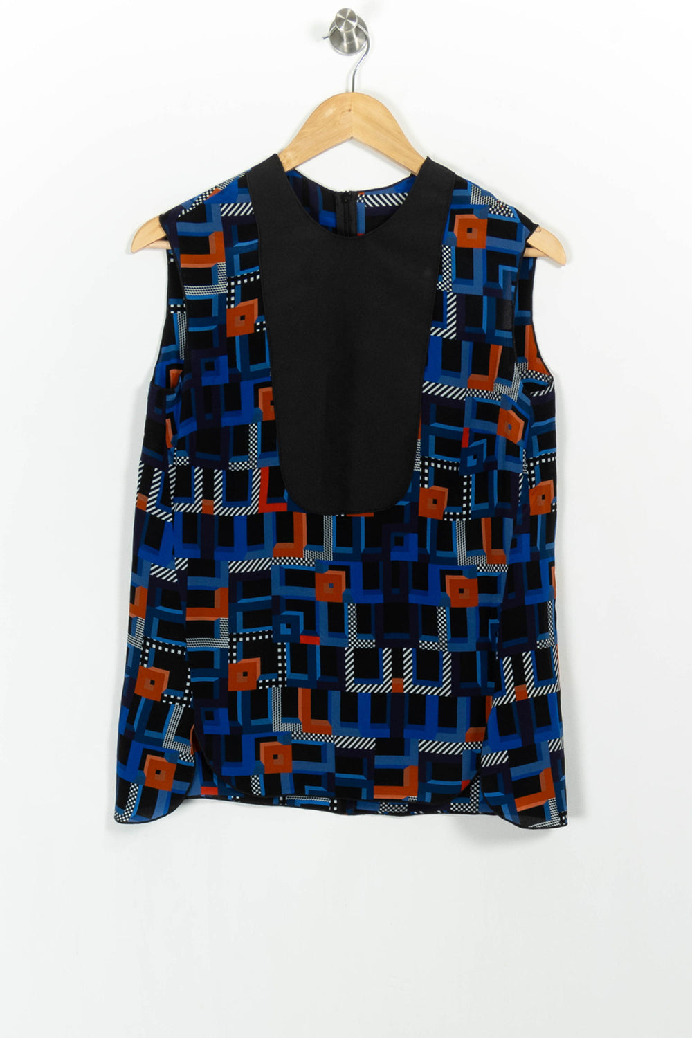 Blouse Bleu et Noir - Taille M/38 de la marque Longchamp | PARAD102396 - Vendu par Paradigme - Image 2