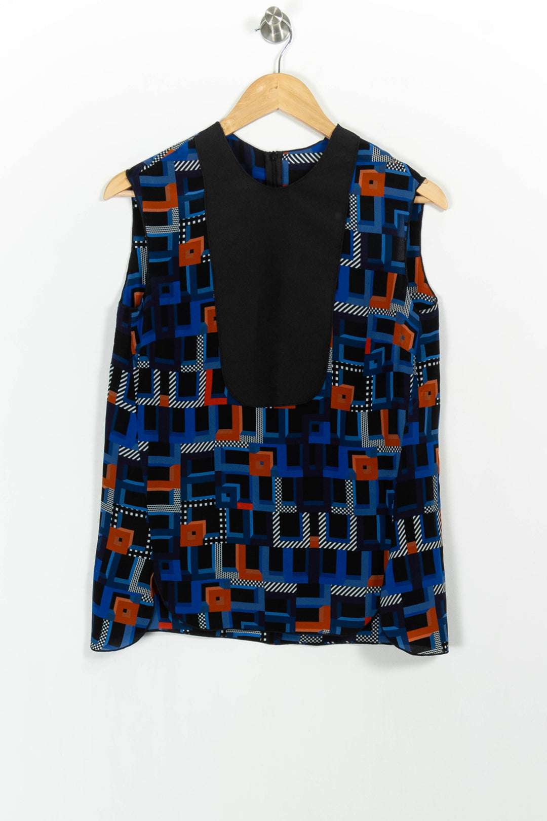 Blouse Bleu et Noir - Taille M/38 de la marque Longchamp | PARAD102396 - Vendu par Paradigme - Image 2