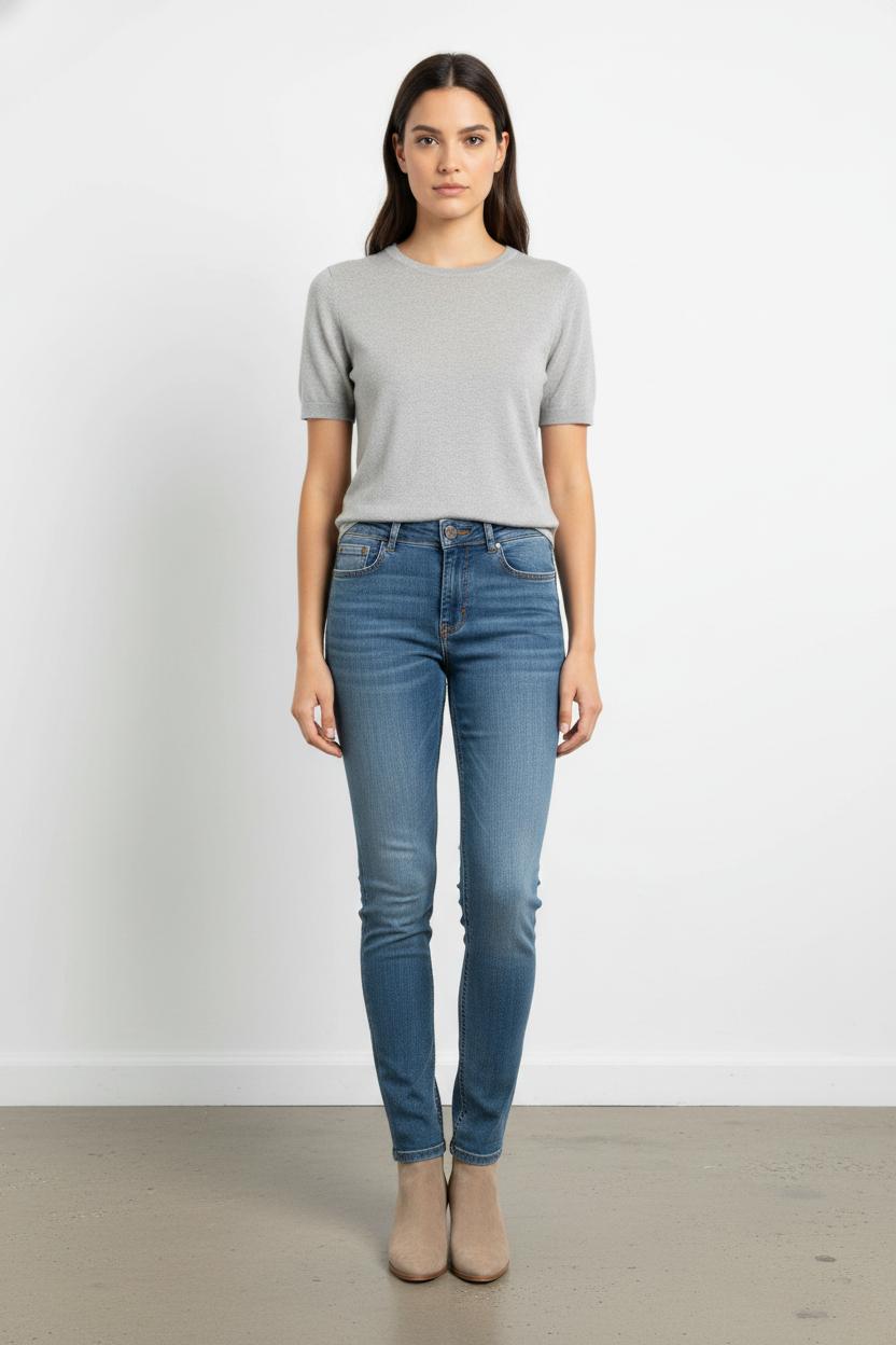 Jean Skinny Bleu - Taille S/36 de la marque Maje | PARAD102397 - Vendu par Paradigme - Image 1