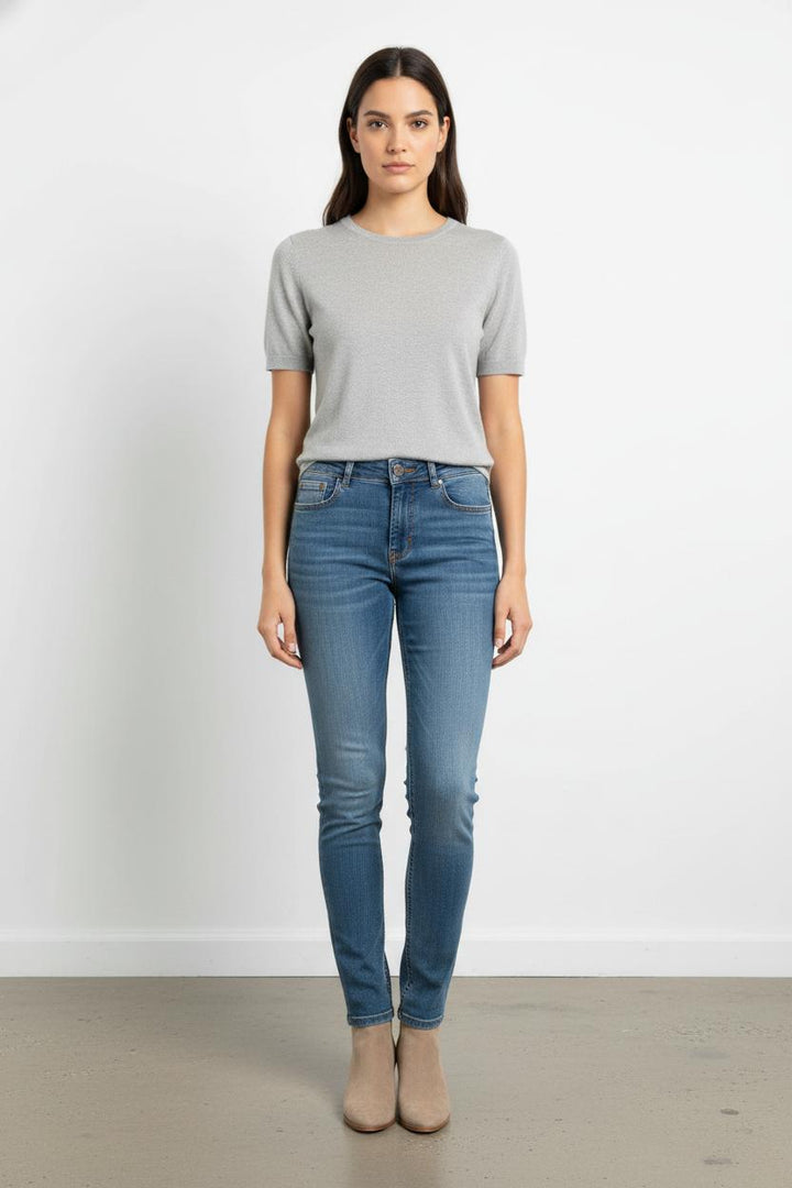 Jean Skinny Bleu - Taille S/36 de la marque Maje | PARAD102397 - Vendu par Paradigme - Image 1