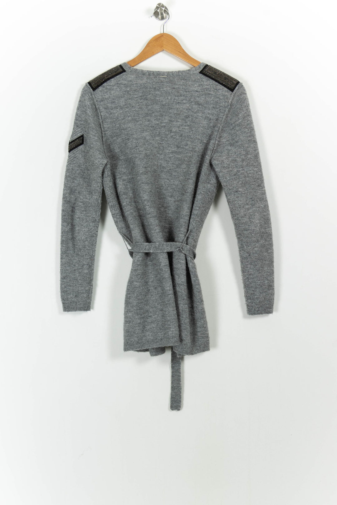 Cardigan Gris - Taille XS/34 de la marque IKKS | PARAD102403 - Vendu par Paradigme - Image 4