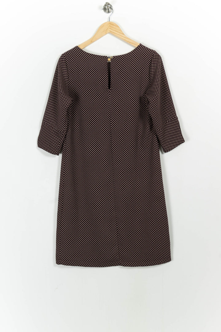 Robe Marron - Taille M/38 de la marque La Fée Maraboutée | PARAD102404 - Vendu par Paradigme - Image 4