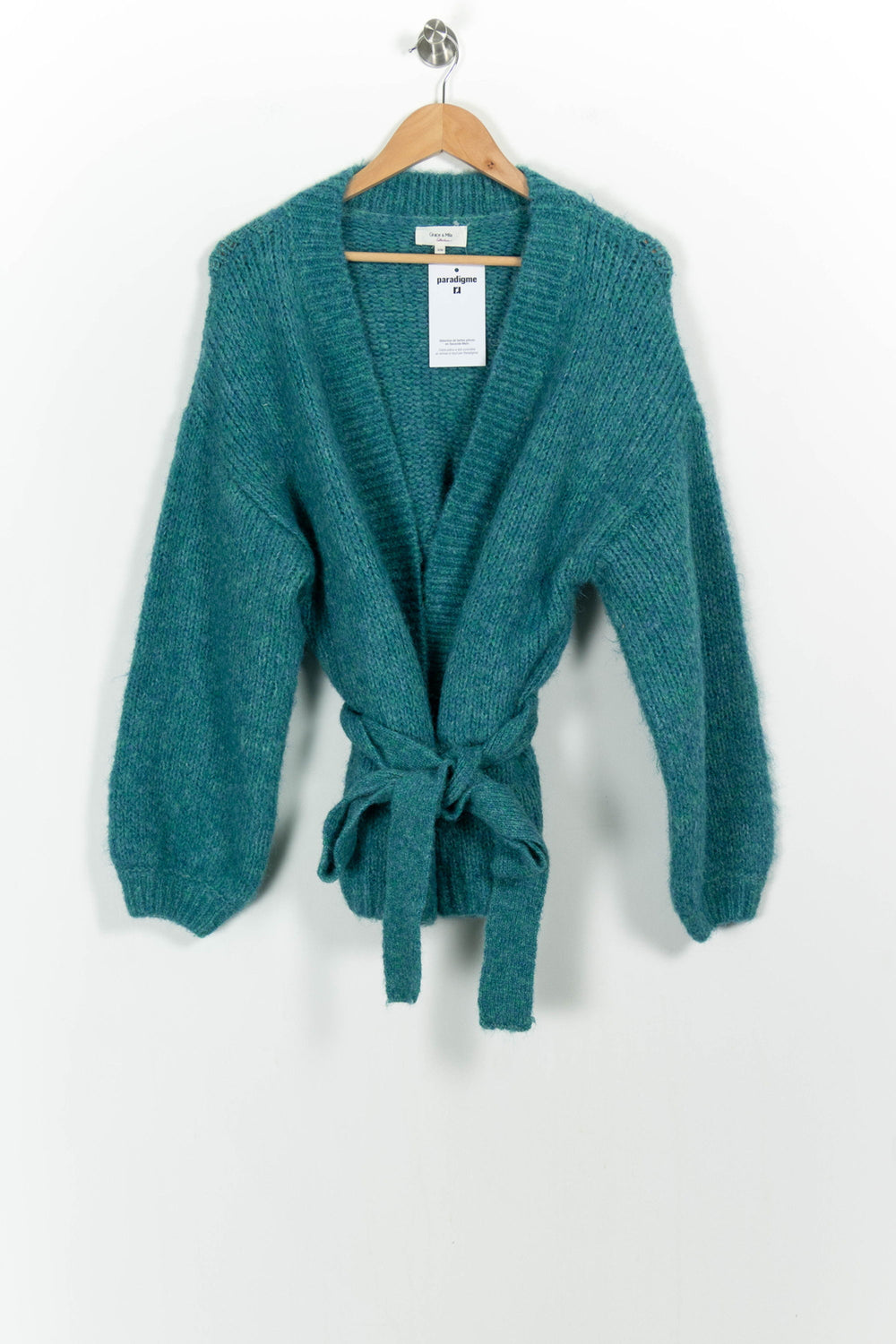 Cardigan Bleu - Taille M/38 de la marque Grace & Mila | PARAD102408 - Vendu par Paradigme - Image 2
