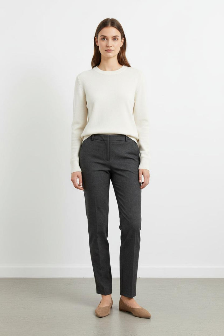 Pantalon Droit Gris - Taille M/38 de la marque IKKS | PARAD102414 - Vendu par Paradigme - Image 1