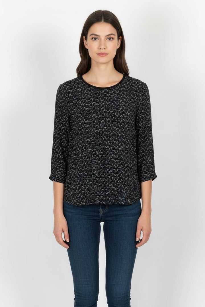 Blouse Bleue et Noire - Taille XS/34 de la marque I.Code | PARAD102415 - Vendu par Paradigme - Image 1