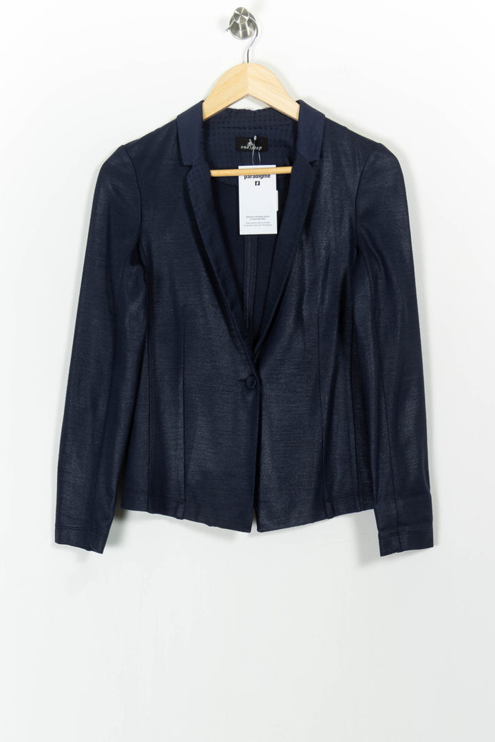 Blazer Bleu - Taille XS/34 de la marque One Step | PARAD102417 - Vendu par Paradigme - Image 2
