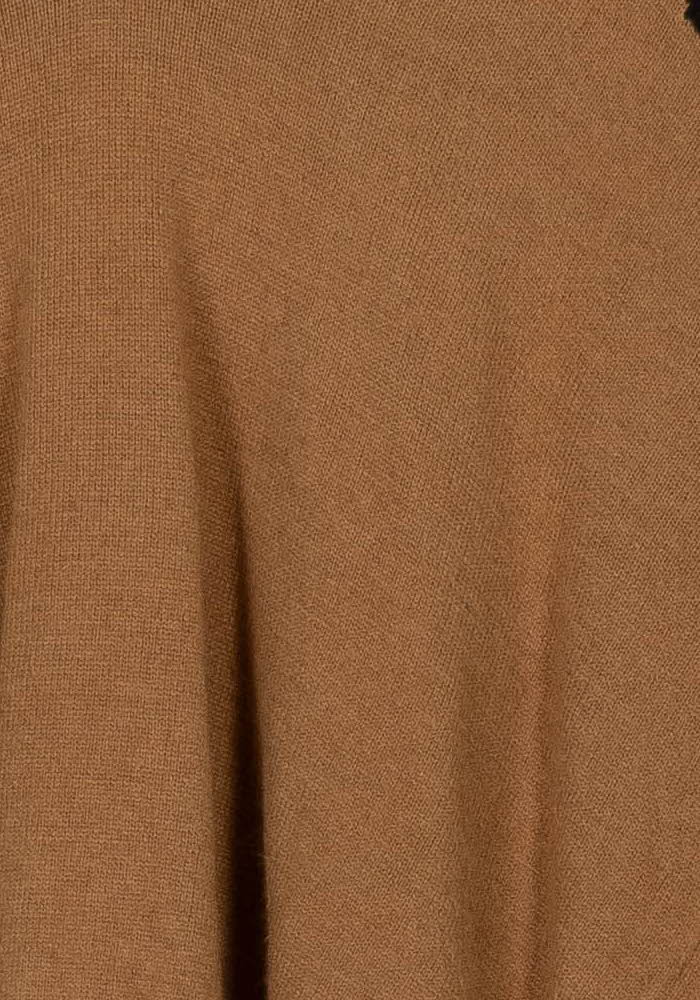 Pull Marron et Noir - Taille XS/34 de la marque Kookai | PARAD102421 - Vendu par Paradigme - Image 3