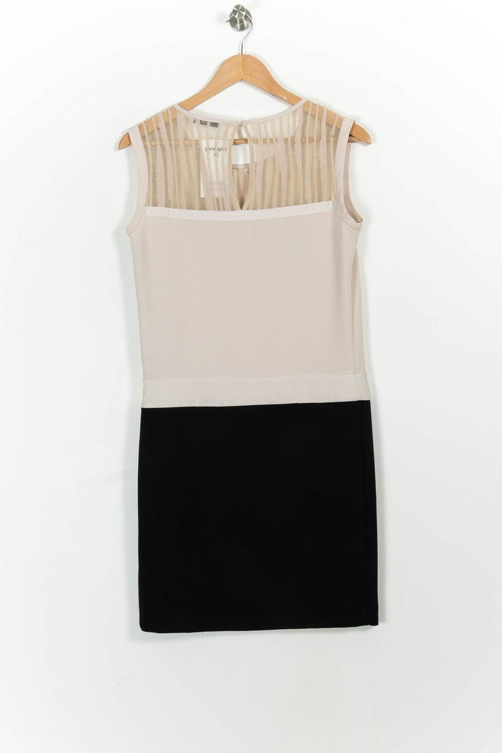 Robe Sans Manches Beige et Noire - Taille L/40 de la marque ZAPA | PARAD102423 - Vendu par Paradigme - Image 4