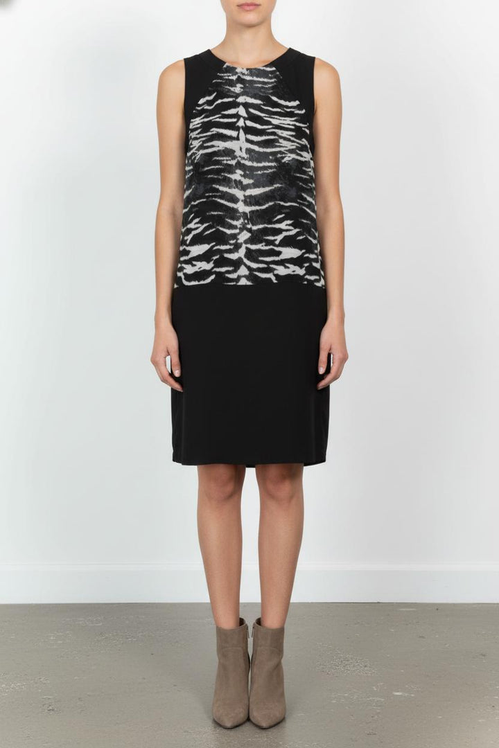Robe Sans Manches Noire et Blanche - Taille S/36 de la marque ZAPA | PARAD102424 - Vendu par Paradigme - Image 1