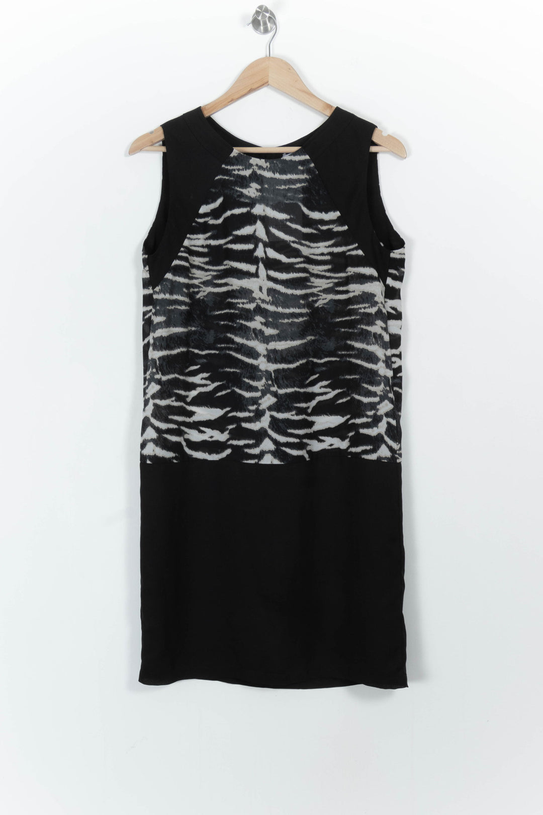Robe Sans Manches Noire et Blanche - Taille S/36 de la marque ZAPA | PARAD102424 - Vendu par Paradigme - Image 2