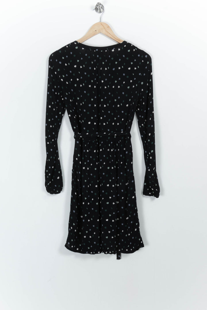 Robe Noire à Pois Blancs et Verts - Taille M/38 de la marque Petite Mendigote | PARAD102426 - Vendu par Paradigme - Image 4