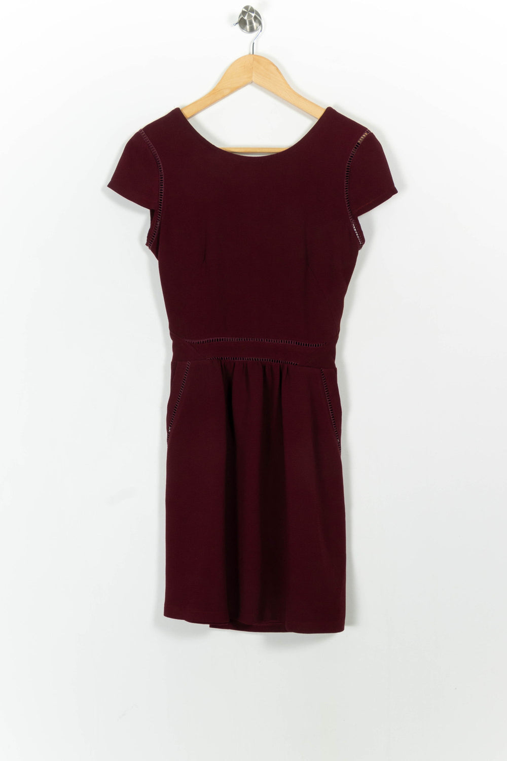 Robe courte bordeaux - Taille XS/34 de la marque Opullence | PARAD102427 - Vendu par Paradigme - Image 2