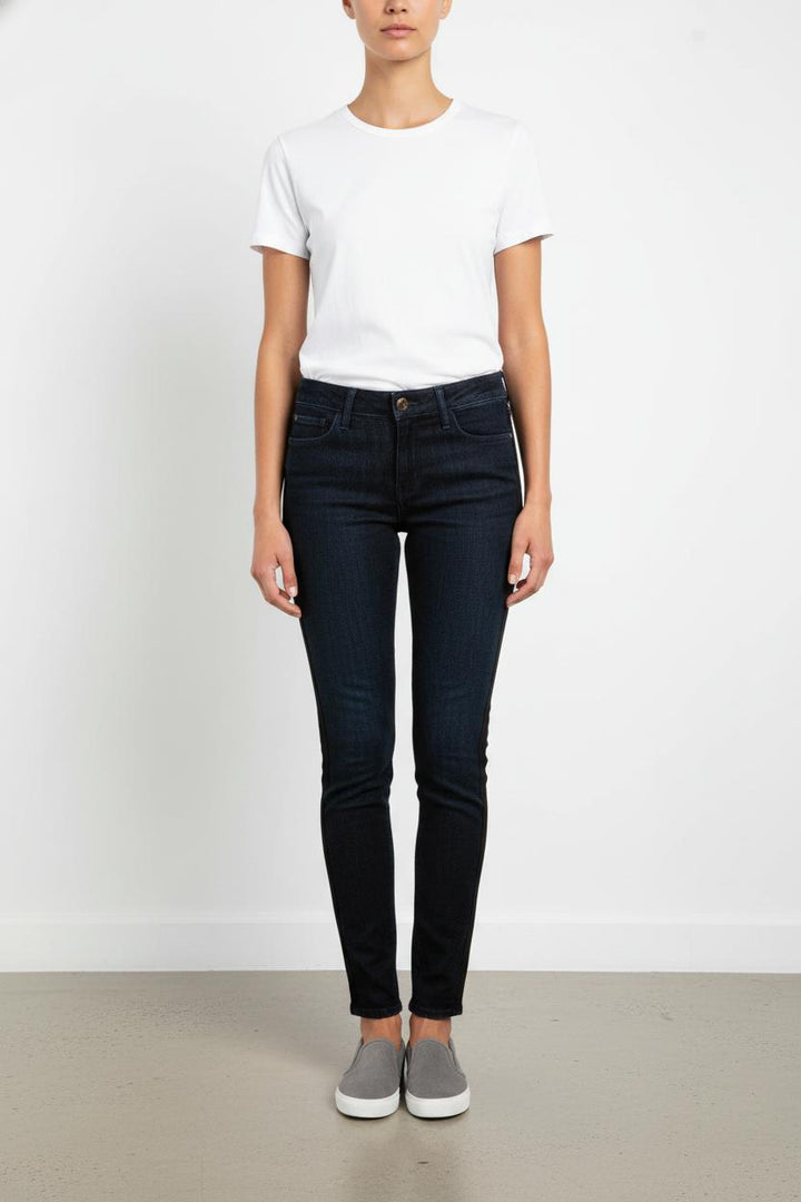 Jean Slim Bleu et Noir - Taille S/36 de la marque Claudie Pierlot | PARAD102428 - Vendu par Paradigme - Image 1