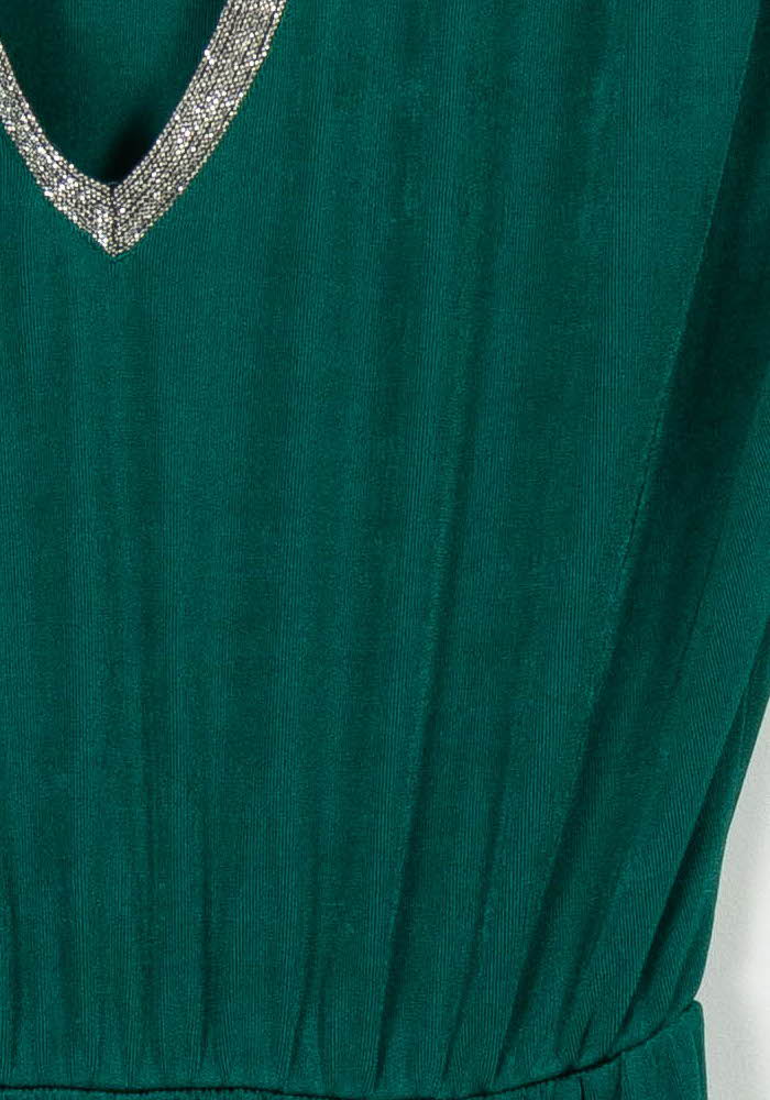 Robe Longue Verte - Taille S/36 de la marque IKKS | PARAD102430 - Vendu par Paradigme - Image 3