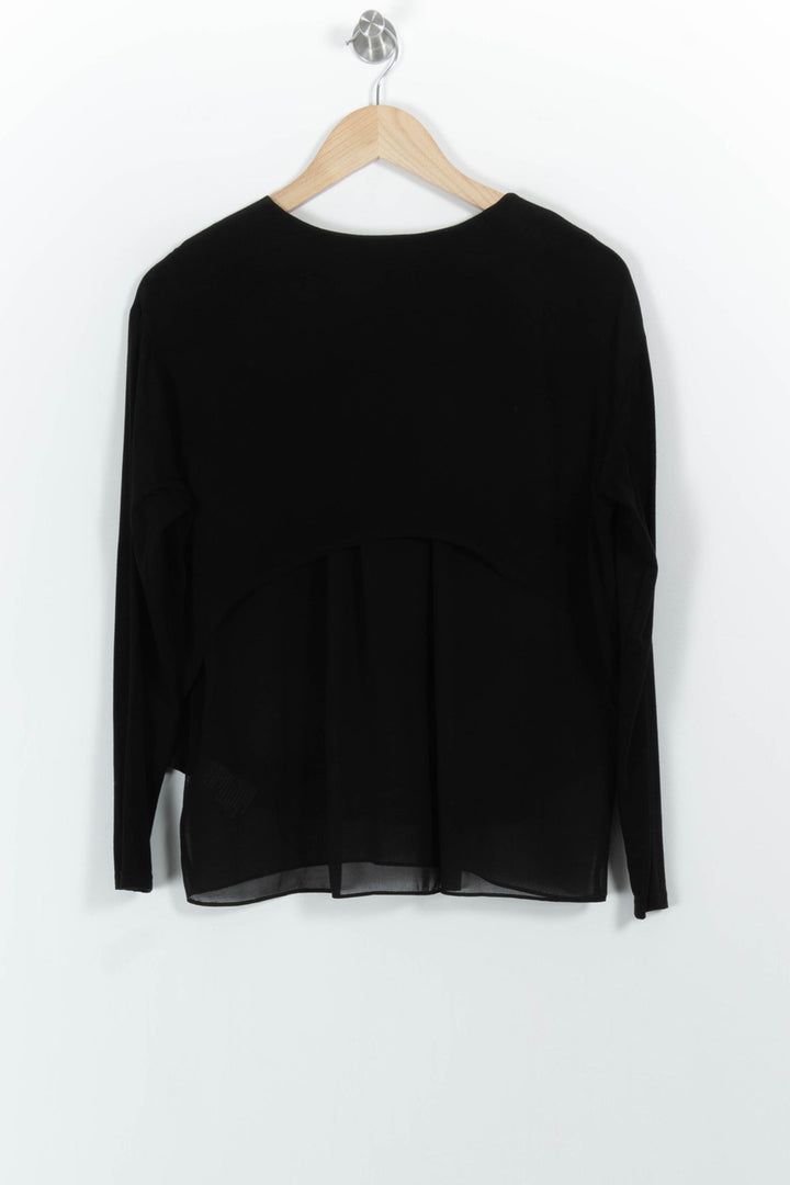 Blouse Noire - Taille S/36 de la marque Sud express | PARAD102434 - Vendu par Paradigme - Image 4
