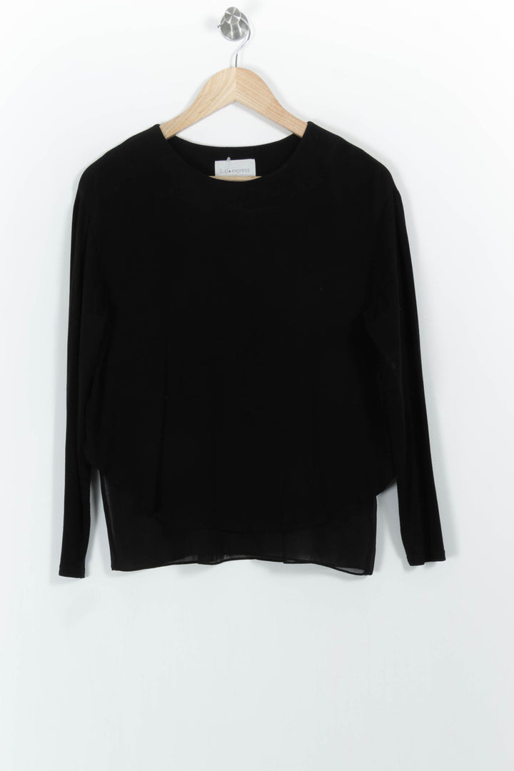 Blouse Noire - Taille S/36 de la marque Sud express | PARAD102434 - Vendu par Paradigme - Image 2