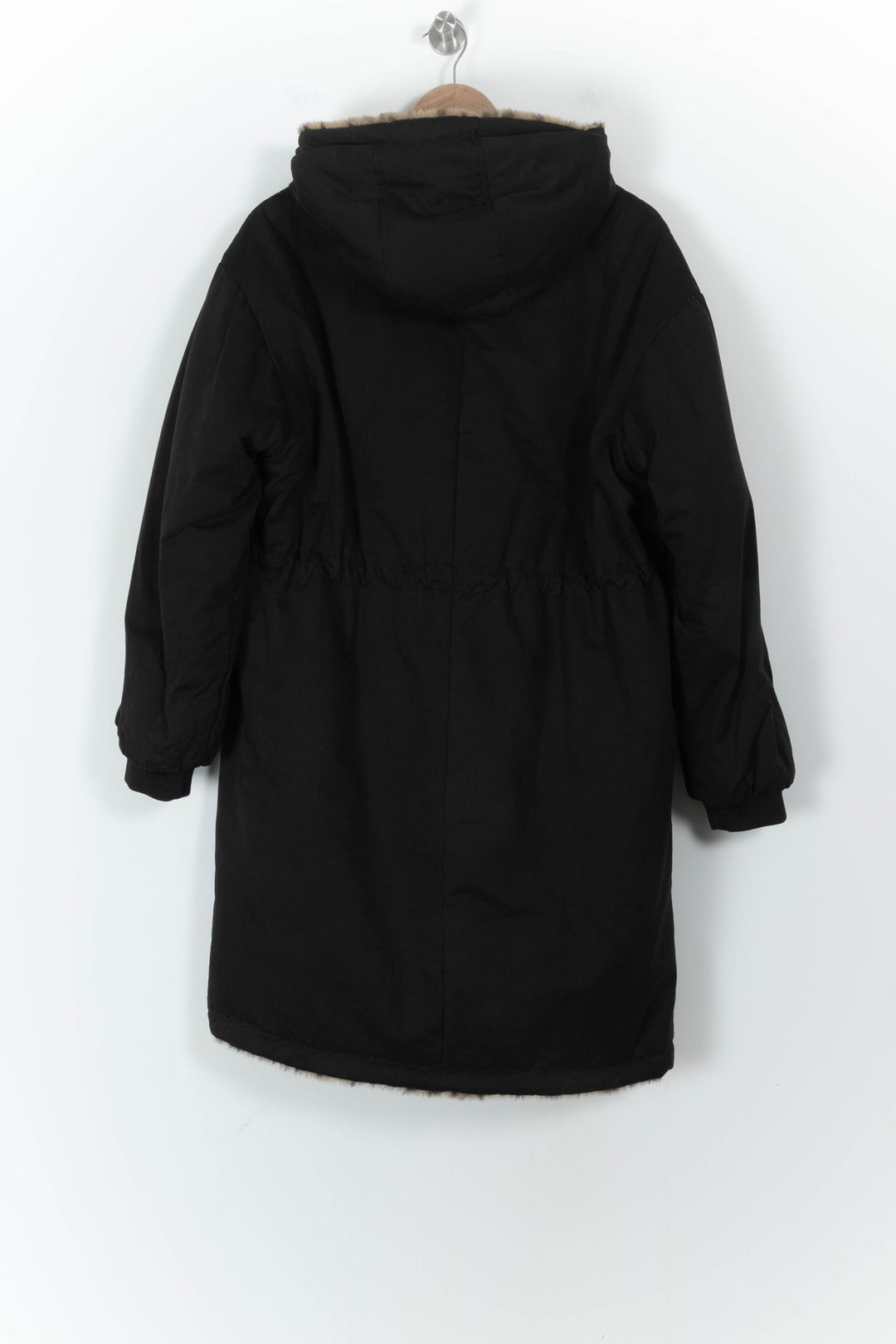 Parka Noire et Beige - Taille L/40 de la marque La Fée Maraboutée | PARAD102435 - Vendu par Paradigme - Image 4