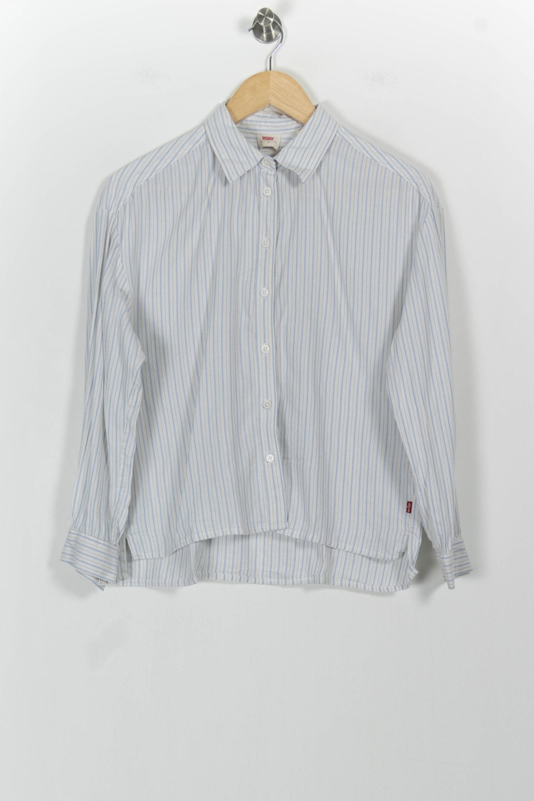 Chemise Rayée Blanche et Bleue - Taille S/36 de la marque Levi's | PARAD102437 - Vendu par Paradigme - Image 2