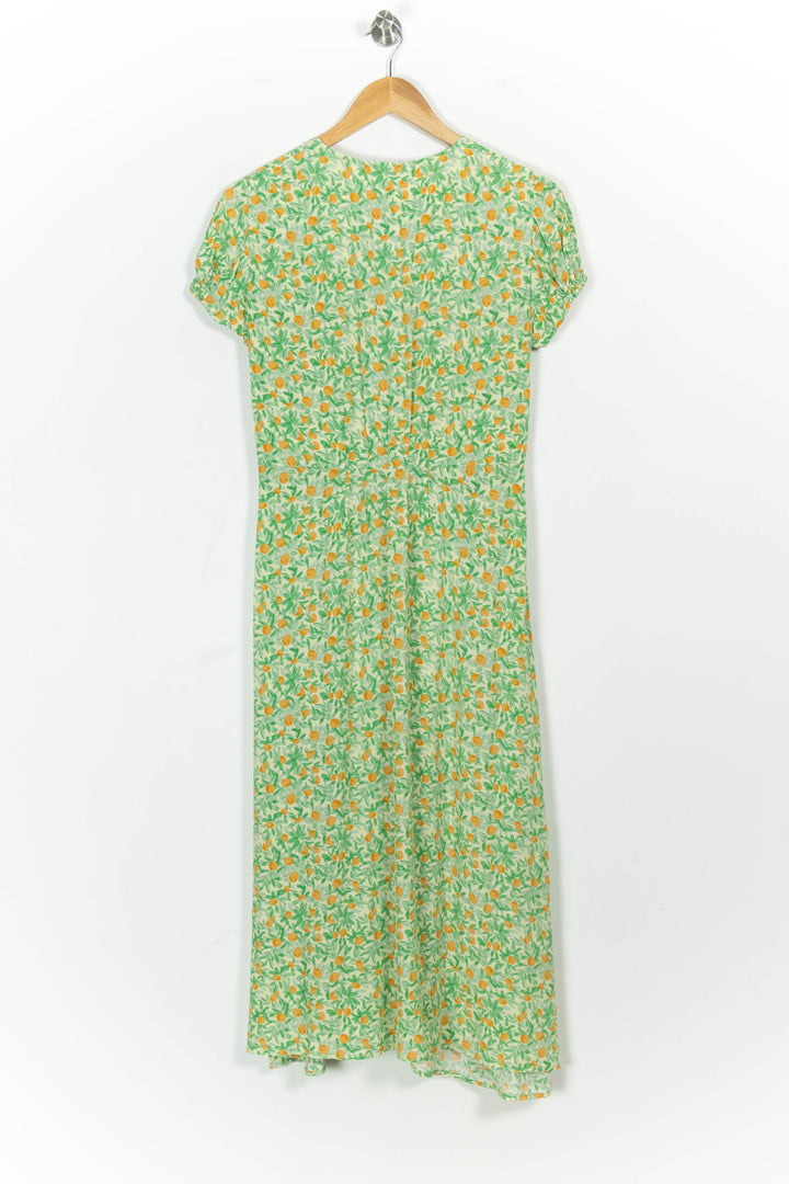 Robe Midi Verte et Jaune - Taille M/38 de la marque Comptoir des Cotonniers | PARAD102438 - Vendu par Paradigme - Image 4