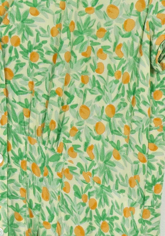 Robe Midi Verte et Jaune - Taille M/38 de la marque Comptoir des Cotonniers | PARAD102438 - Vendu par Paradigme - Image 3