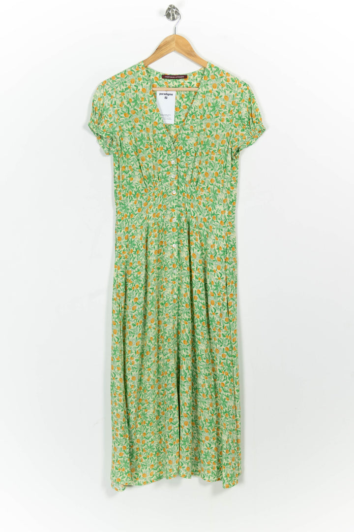 Robe Midi Verte et Jaune - Taille M/38 de la marque Comptoir des Cotonniers | PARAD102438 - Vendu par Paradigme - Image 2