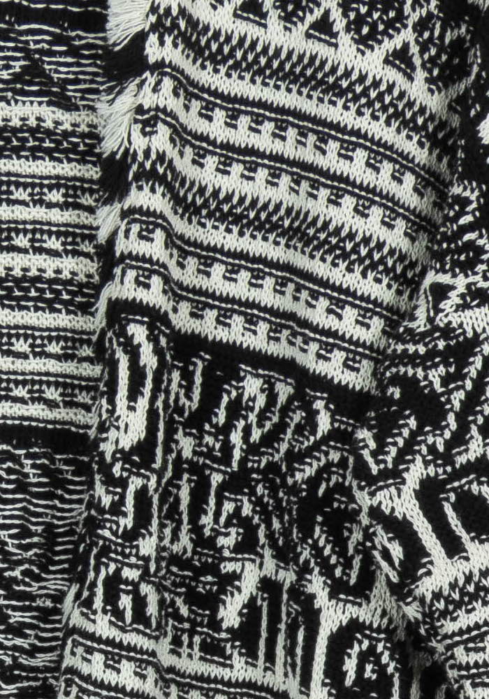 Gilet Noir et Blanc - Taille S/36 de la marque La Fée Maraboutée | PARAD102439 - Vendu par Paradigme - Image 3