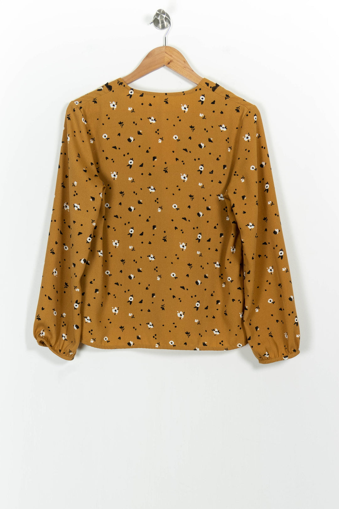 Blouse Moutarde et Noire - Taille S/36 de la marque I.Code | PARAD102442 - Vendu par Paradigme - Image 4