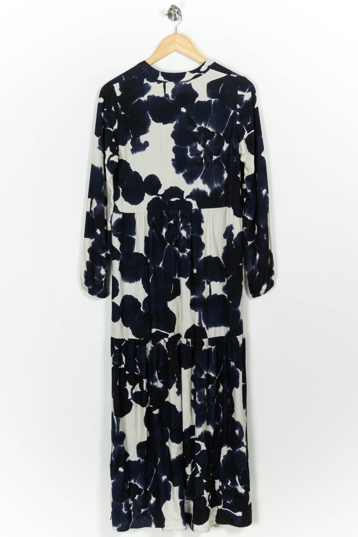 Robe Longue Bleu et Blanc - Taille S/36 de la marque La Fée Maraboutée | PARAD102444 - Vendu par Paradigme - Image 4